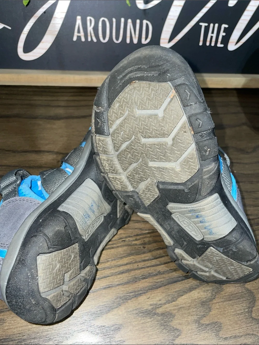 Keen Kids Toddler Boys Gray & Blue Closed-Toe Newport H2 Active Sandals Size 13